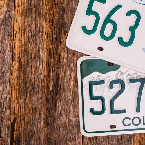 License Plate Renewals