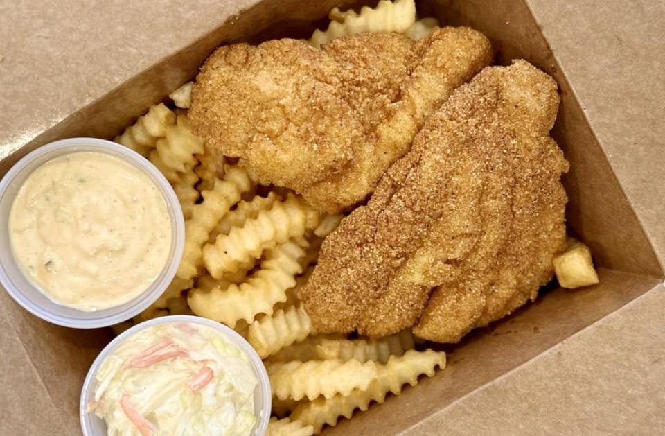 Cajun Window Offers Fish and Chips in Dorchester, MA 02122