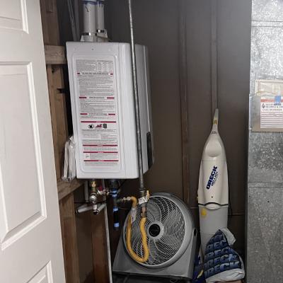 TANKLESS WATER HEATER INSTALLATION