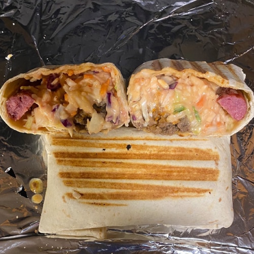 Beef Shawarma Mega Suya Bar & Grill in Indianapolis, IN 46224