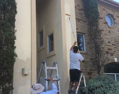 STUCCO PRIMER AND PAINTING