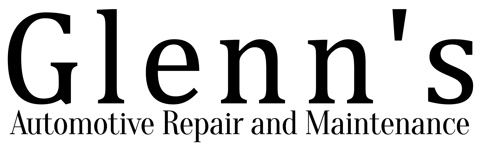 Glenn's Automotive Repair and Maintenance