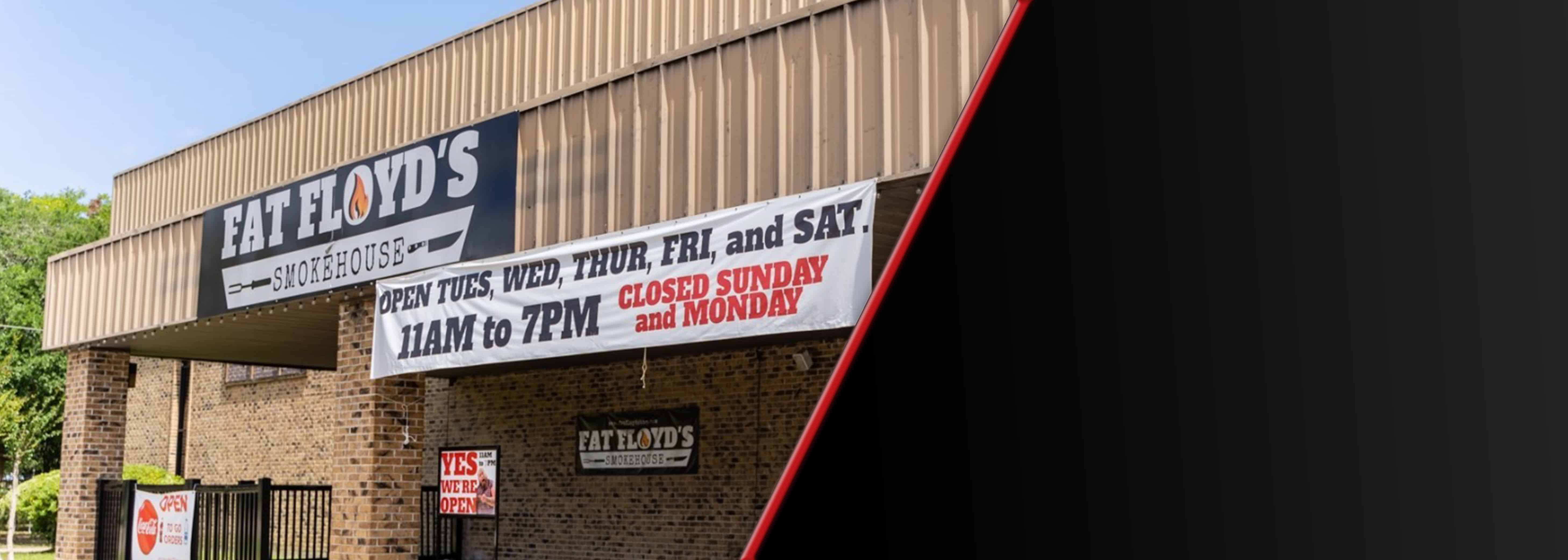 Fat Floyd's Smokehouse and Grill is a BBQ Restaurant in Cleveland, TX 77327