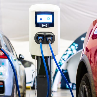 ELECTRIC CAR CHARGING STATION