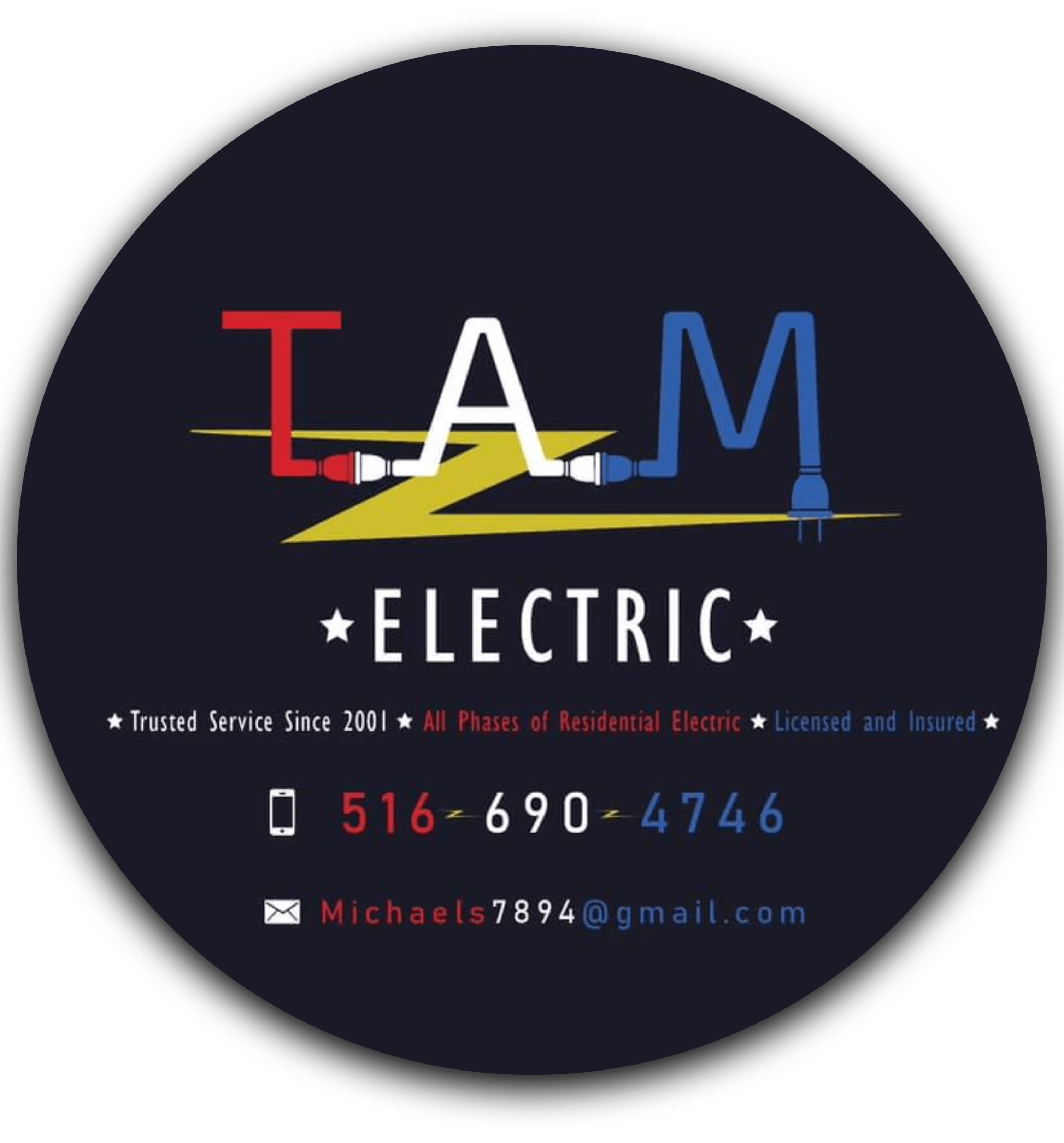 TAM Electric is an Electrician in Sayville, NY 11782