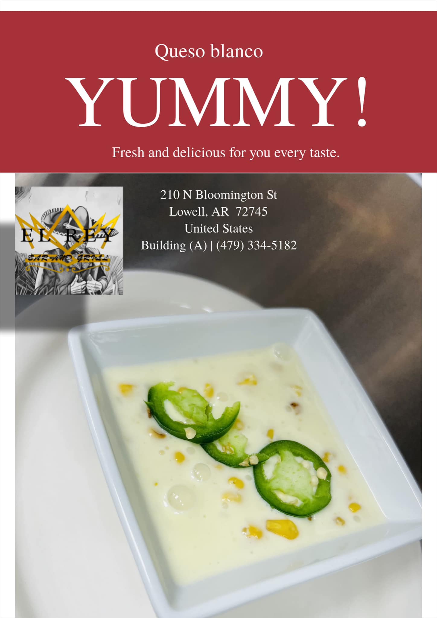 El Rey Bar And Grill Serves Fajitas in Lowell, AR 72745