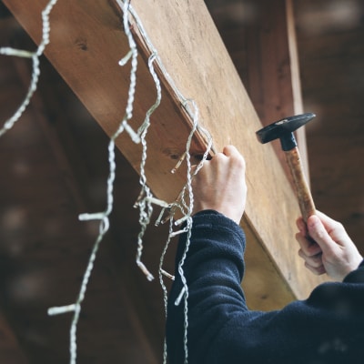 CHRISTMAS LIGHT INSTALLATION