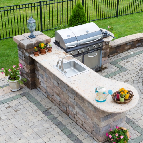Outdoor Kitchen Construction