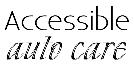 Accessible auto care