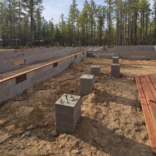 Concrete Footing Construction 