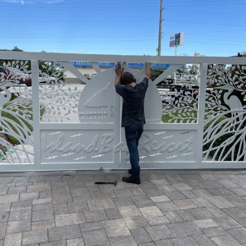 Custom Aluminum Gate