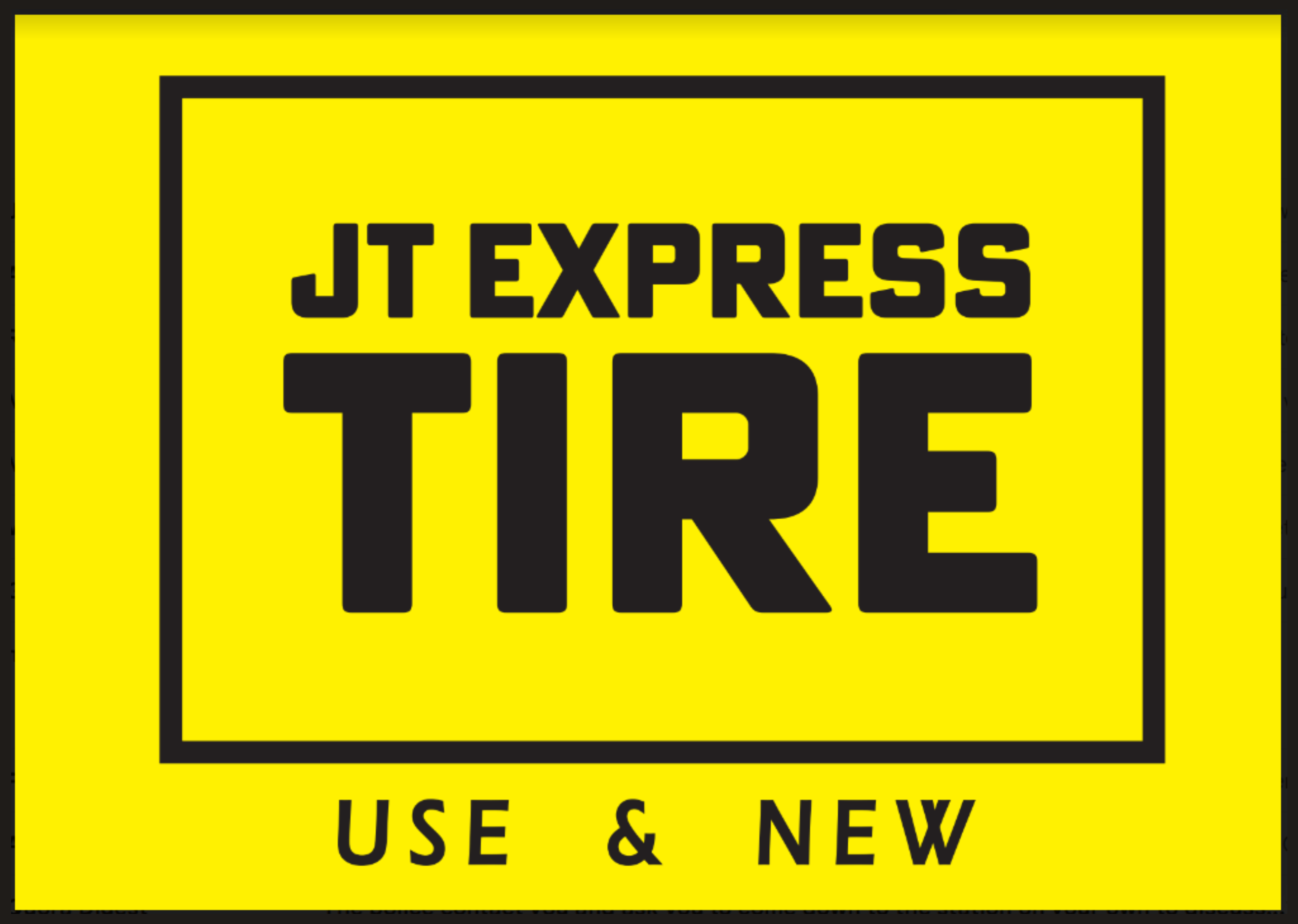 JT Express Tire