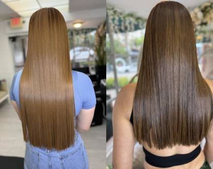 HAIR STRAIGHTENING SERVICES