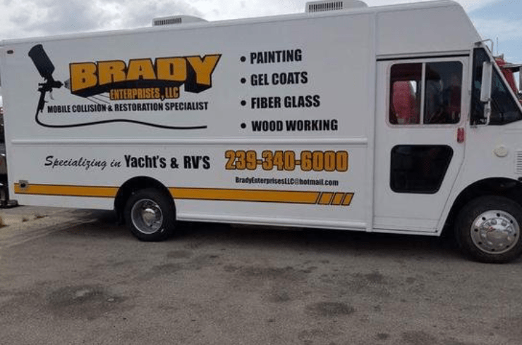 Mike Brady Enterprises Inc. Mobile Marina on Wheels