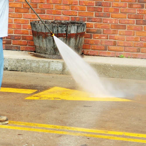 Parking Lot Pressure Washing