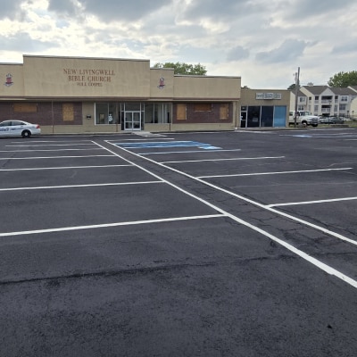 PARKING LOT LINE STRIPING