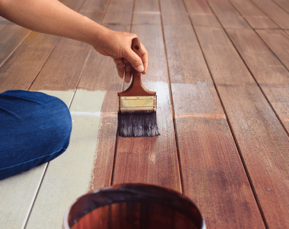 DECK STAINING