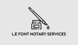 L E Font Notary Services