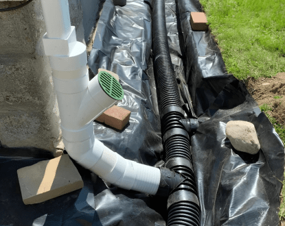 FRENCH DRAIN INSTALLATION
