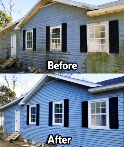 A Side Pressure Wash