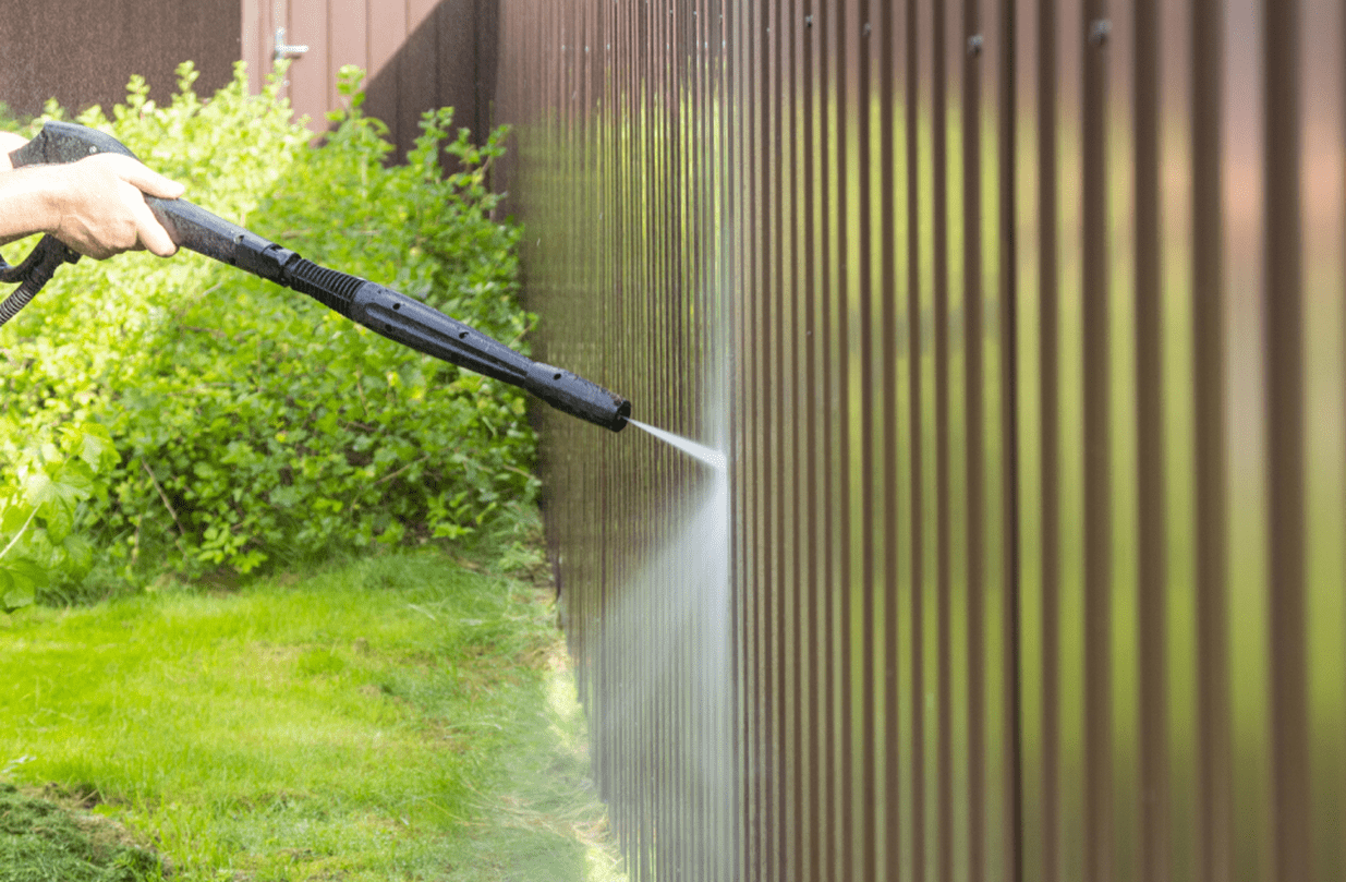 A Side Pressure Wash