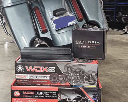 MOTORCYCLE STEREO INSTALLATION