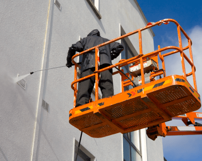BUILDING WALL WASHING