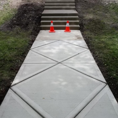 CONCRETE WALKWAY INSTALLATION