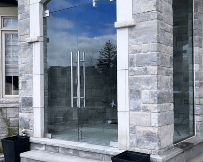 FRONT PORCH GLASS INSTALLATION