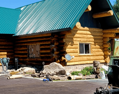 LOG HOME RESURFACING
