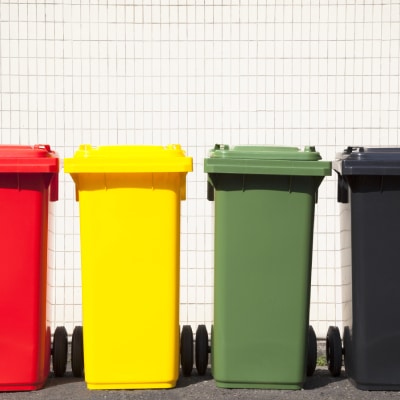 GARBAGE CAN CLEANING