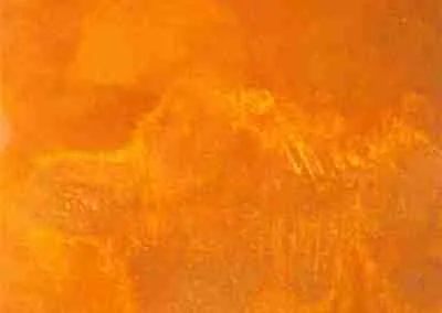 Antique Tan On White