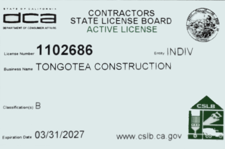 Tongotea Construction