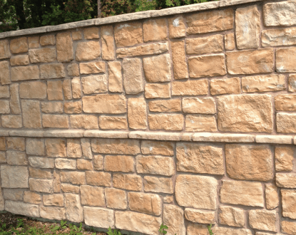 STONE WALL INSTALLATION