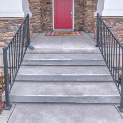 CONCRETE STEP INSTALLATION