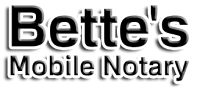 Bette's Mobile Notary