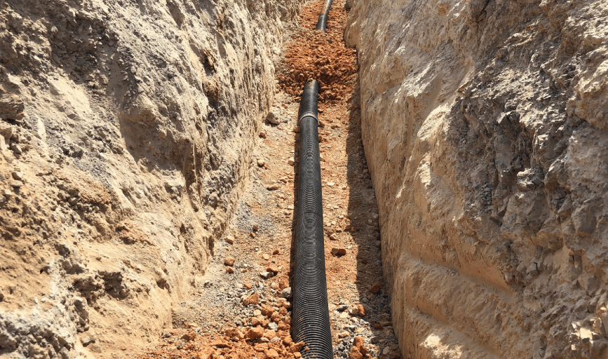 GAS LINE EXCAVATION