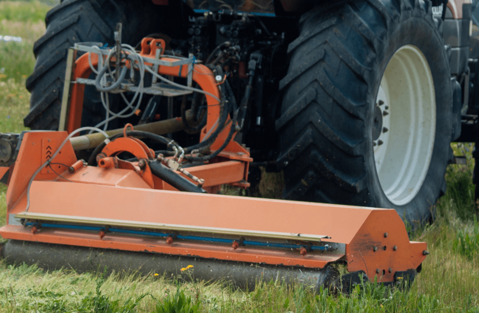 ORCHARD MOWER BALANCING