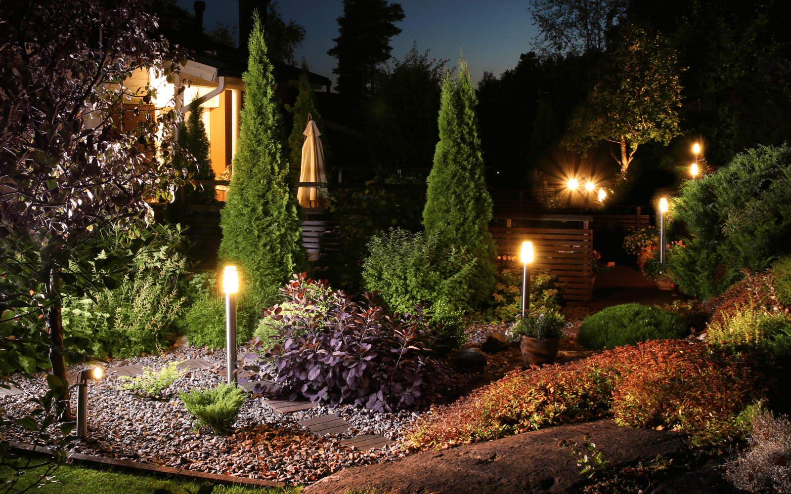 Landscape Lighting Installation