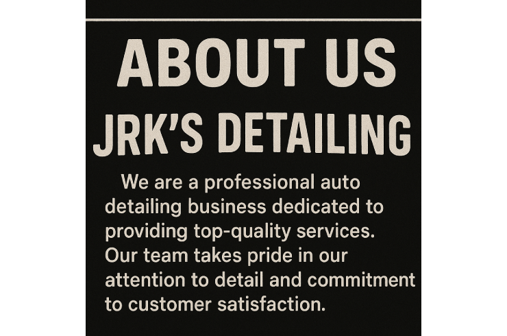 Jrks Detailing