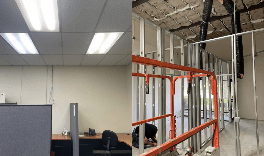 OFFICE LIGHTING INSTALLATION