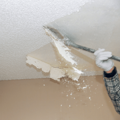 POPCORN CEILING REMOVAL