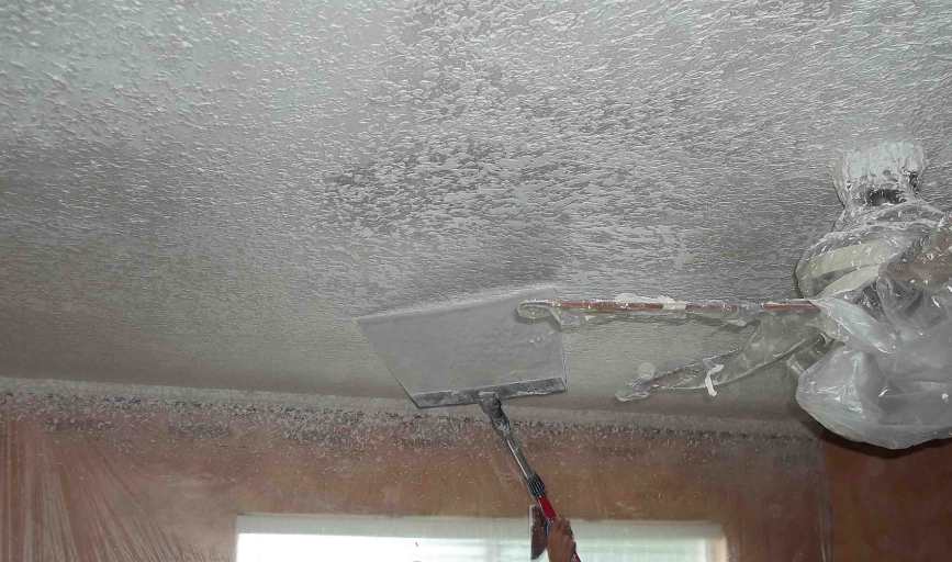 POPCORN CEILING REMOVAL