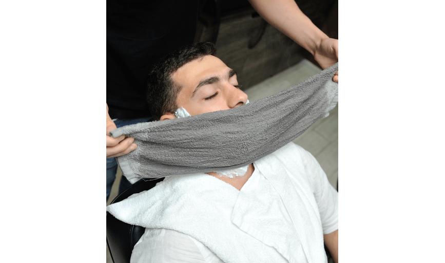 HOT TOWEL SHAVE