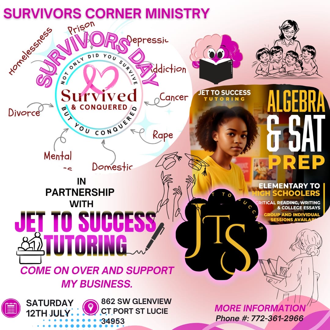 Jet To Success Tutoring at the Survivors Day event