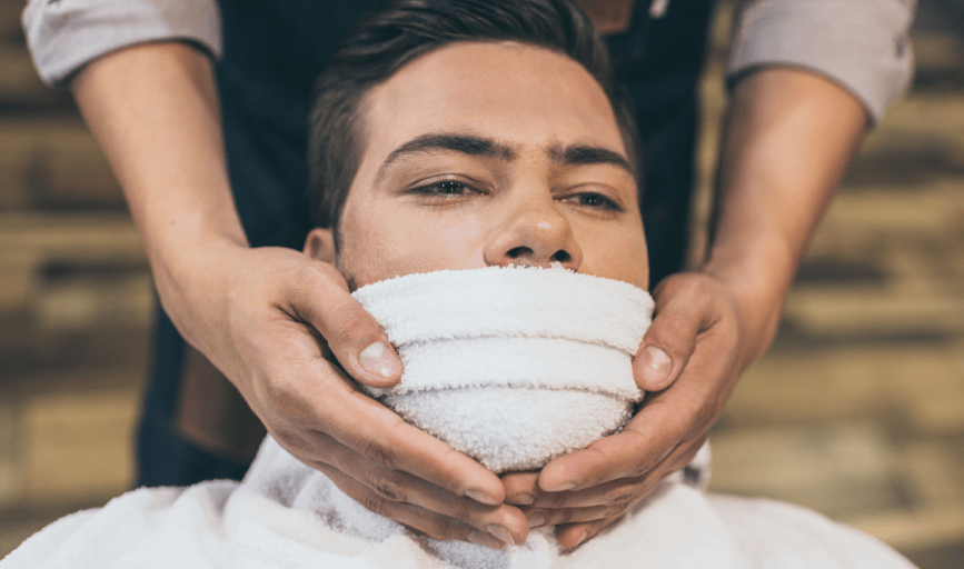 HOT TOWEL SHAVE