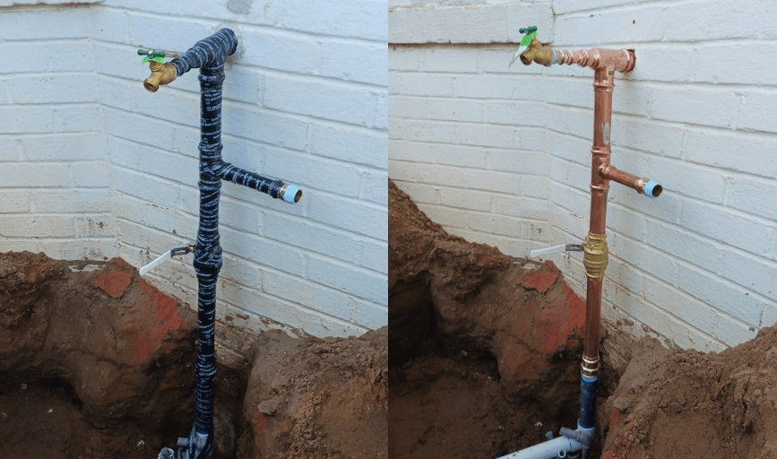 WATER LINE REPAIR