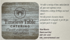 Timeless Table Catering