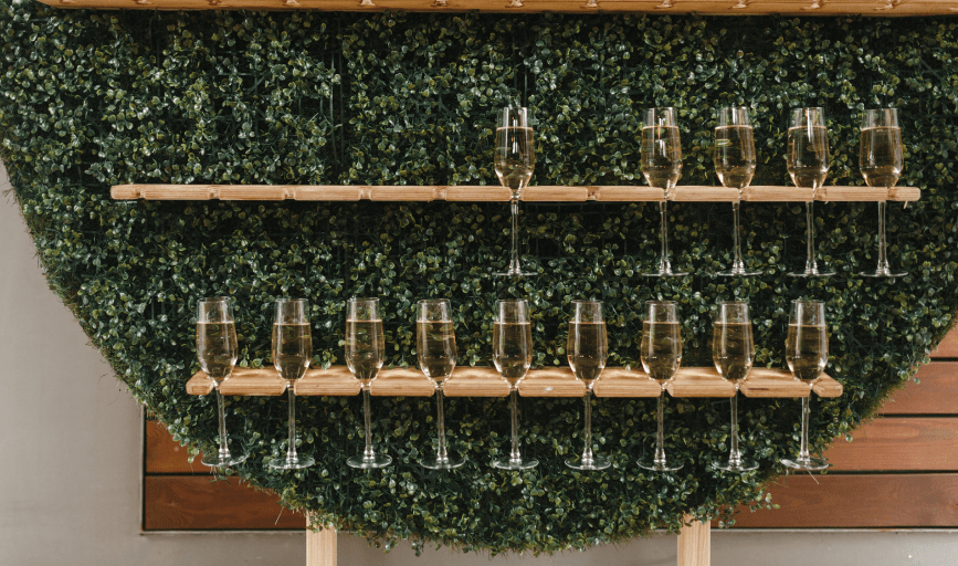 CHAMPAGNE WALL RENTAL