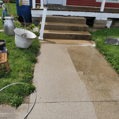 CONCRETE POWER WASHING